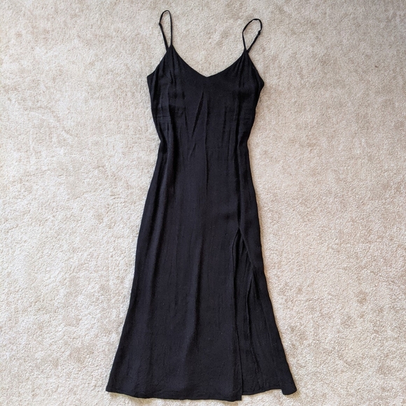 Reformation black Crimini dress size 0 - Picture 2 of 3